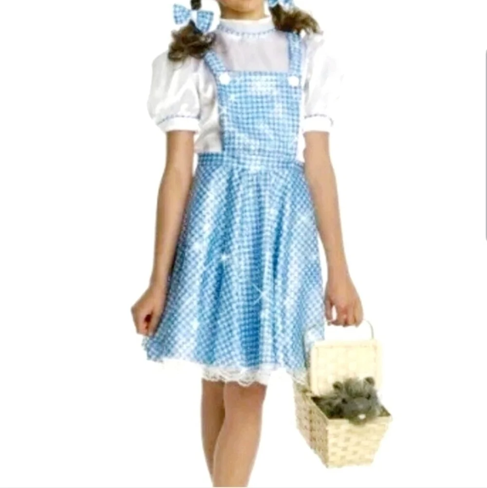 NWT Dorothy Wizard of OZ Halloween Costume Cosplay Child's Small 3-4 Years New